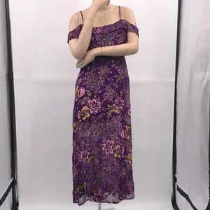 Brand New Honey Punch Beautiful Romantic Floral Dress